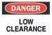 6CJ71 - Danger Sign, 7 x 10In, R and BK/WHT, ENG Подробнее...