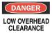 6CJ74 - Danger Sign, 10 x 14In, R and BK/WHT, ENG Подробнее...