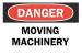 6CJ85 - Danger Sign, 10 x 14In, R and BK/WHT, ENG Подробнее...