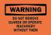 6CK47 - Warning Sign, 10 x 14In, BK/ORN, ENG, Text Подробнее...