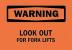 6CK53 - Warning Sign, 10 x 14In, BK/ORN, ENG, Text Подробнее...