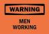 6CK57 - Warning Sign, 10 x 14In, BK/ORN, ENG, Text Подробнее...