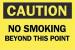 6CK82 - Caution No Smoking Sign, 10 x 14In, BK/YEL Подробнее...