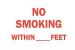 6CL47 - No Smoking Sign, 10 x 14In, R/WHT, ENG, Text Подробнее...