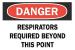 6CM29 - Danger Sign, 10 x 14In, R and BK/WHT, ENG Подробнее...