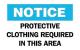 6CM39 - Notice Sign, 7 x 10In, BL and BK/WHT, ENG Подробнее...