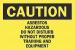 6CP18 - Caution Sign, 10 x 14In, BK/YEL, ENG, Text Подробнее...