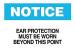 6CP81 - Notice Sign, 7 x 10In, BL and BK/WHT, ENG Подробнее...