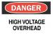 6CR38 - Danger Sign, 10 x 14In, R and BK/WHT, ENG Подробнее...