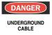 6CR54 - Danger Sign, 10 x 14In, R and BK/WHT, ENG Подробнее...