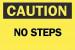 6CR86 - Caution Sign, 10 x 14In, BK/YEL, No Steps Подробнее...