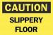 6CR87 - Caution Sign, 7 x 10In, BK/YEL, Slippery FL Подробнее...