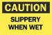 6CR89 - Caution Sign, 10 x 14In, BK/YEL, ENG, Text Подробнее...