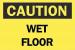 6CR99 - Caution Sign, 7 x 10In, BK/YEL, Wet FL, ENG Подробнее...