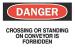 6CT02 - Danger Sign, 7 x 10In, R and BK/WHT, ENG Подробнее...