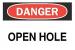 6CT06 - Danger Sign, 7 x 10In, R and BK/WHT, ENG Подробнее...