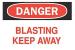 6CT34 - Danger Sign, 7 x 10In, R and BK/WHT, ENG Подробнее...