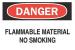 6CT54 - Danger No Smoking Sign, 7 x 10In, ENG, Text Подробнее...