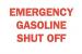 6CT86 - Fire Emergency Sign, 10 x 14In, R/WHT, ENG Подробнее...