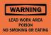 6CV22 - Warning No Smoking Sign, 7 x 10In, BK/ORN Подробнее...