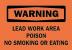 6CV23 - Warning No Smoking Sign, 10 x 14In, BK/ORN Подробнее...