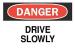 6CV78 - Danger Sign, 10 x 14In, R and BK/WHT, ENG Подробнее...