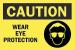 6CW64 - Caution Sign, 10 x 14In, BK/YEL, ENG, SURF Подробнее...