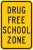 6DUU8 - School Zone Sign, 18 x 12In, BK/YEL, Text Подробнее...