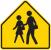 6DUW2 - Traffic Sign, 24 x 24In, BK/YEL, DMD GR AL Подробнее...