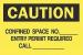 6F606 - Caution Sign, 7 x 10In, BK/YEL, ENG, Text Подробнее...
