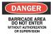 6F623 - Danger Sign, 10 x 14In, R and BK/WHT, ENG Подробнее...