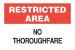 6F724 - Admittance Sign, 7 x 10In, BK and R/WHT Подробнее...