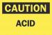 6F807 - Caution Sign, 10 x 14In, BK/YEL, Acid, ENG Подробнее...