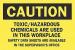6F831 - Caution Sign, 10 x 14In, BK/YEL, ENG, Text Подробнее...