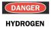 6F890 - Danger Sign, 7 x 10In, R and BK/WHT, ENG Подробнее...