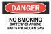6F901 - Danger No Smoking Sign, 7 x 10In, ENG, Text Подробнее...