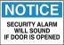 6FG22 - Notice Security Sign, 7 x 10In, ENG, Text Подробнее...