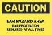 6FG51 - Caution Sign, 10 x 14In, BK/YEL, ENG, Text Подробнее...