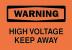 6FH74 - Warning Sign, 7 x 10In, BK/ORN, ENG, Text, HV Подробнее...