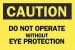 6FJ02 - Caution Sign, 7 x 10In, BK/YEL, ENG, Text Подробнее...