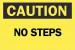 6FJ88 - Caution Sign, 10 x 14In, BK/YEL, No Steps Подробнее...