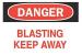 6FK34 - Danger Sign, 7 x 10In, R and BK/WHT, ENG Подробнее...