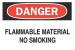 6FK56 - Danger No Smoking Sign, 10 x 14In, ENG Подробнее...