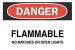 6FK58 - Danger Sign, 10 x 14In, R and BK/WHT, ENG Подробнее...
