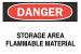 6FK66 - Danger Sign, 10 x 14In, R and BK/WHT, ENG Подробнее...