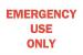 6FK97 - Fire Emergency Sign, 10 x 14In, R/WHT, ENG Подробнее...