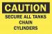 6FM26 - Caution Sign, 7 x 10In, BK/YEL, ENG, Text Подробнее...