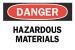 6FM65 - Danger Sign, 7 x 10In, R and BK/WHT, ENG Подробнее...