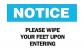 6FN56 - Notice Sign, 7 x 10In, BL and BK/WHT, ENG Подробнее...