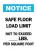 6FN61 - Notice Sign, 14 x 10In, BL and BK/WHT, ENG Подробнее...